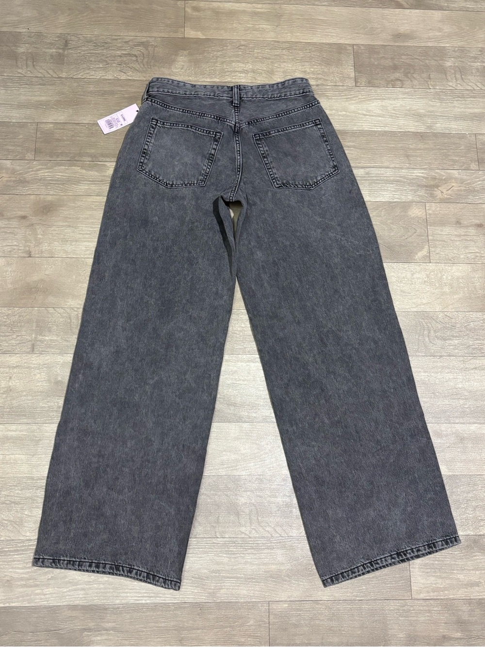 Wild Fable Women's Ultra Low-Rise Baggy Jeans Dark Gray Wash Size 6 Long - Picture 10 of 11
